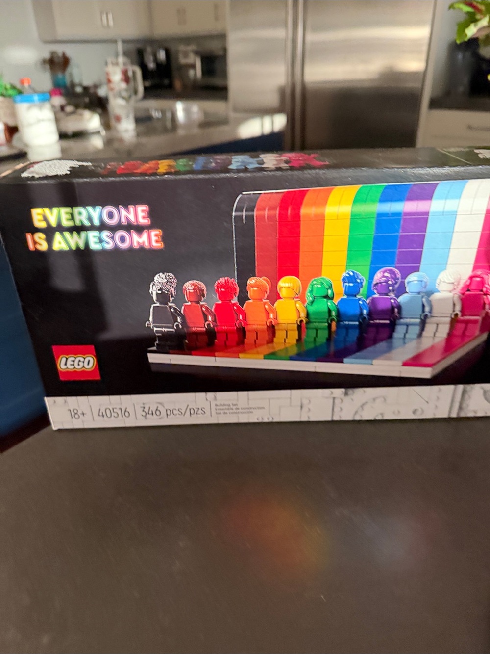 LEGO Everyone Is Awesome Rainbow Display Set - Multicolor
